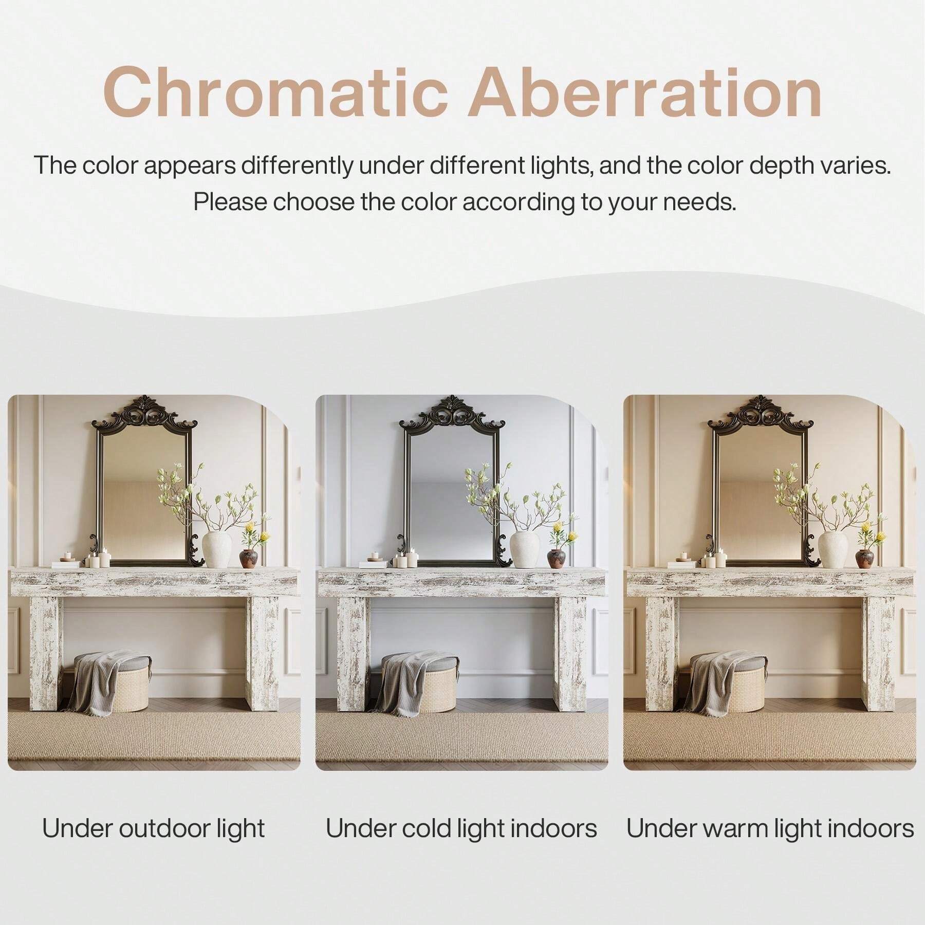 Farmhouse Console Table, 63-Inch Long Wooden Sofa Table Behind The Couch, Narrow Entryway Table For Entrance, Hallway, Living Room, Light Brown