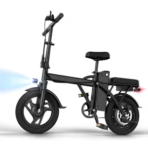 Electric Bike| 750W Peak Power| Top Speed 22 MPH| 14" Pneumatic Tires| 22–40 Mile Range| Dual Seat| Single Brake Lever| Height Adjustable Seat