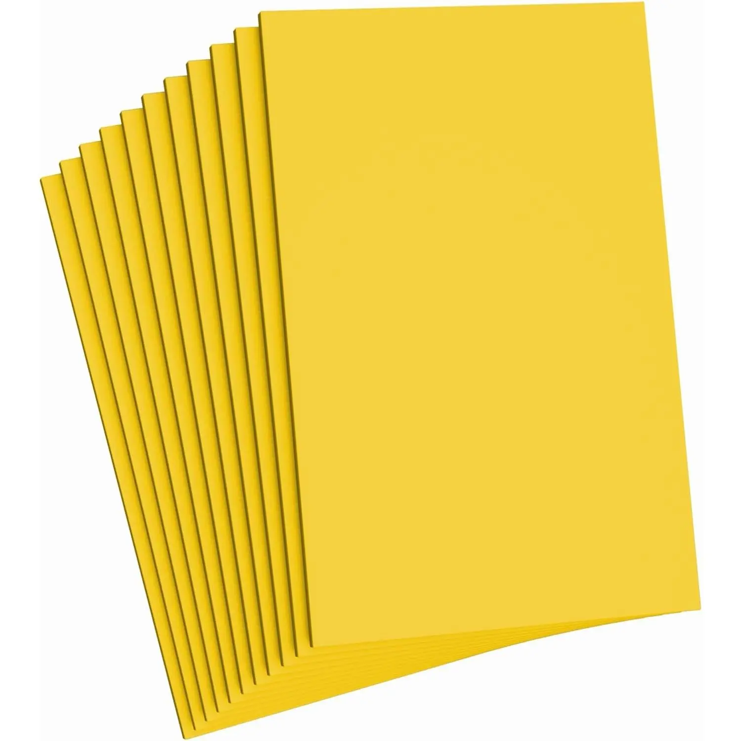 Yellow Foam Sheets, 8.5x5.5 Inch EVA Craft Foam Paper for Crafts Projects Classroom Scrapbook DIY Cosplay (Yellow, 10 Sheets)