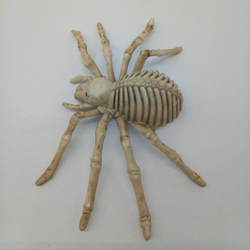 Plastic Skeleton Spider for Horror Decoration
