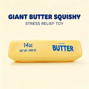 Giant original butter block soft glue kneading, bedroom home leisure entertainment good things, indoor soothing emotions and decompression small toys