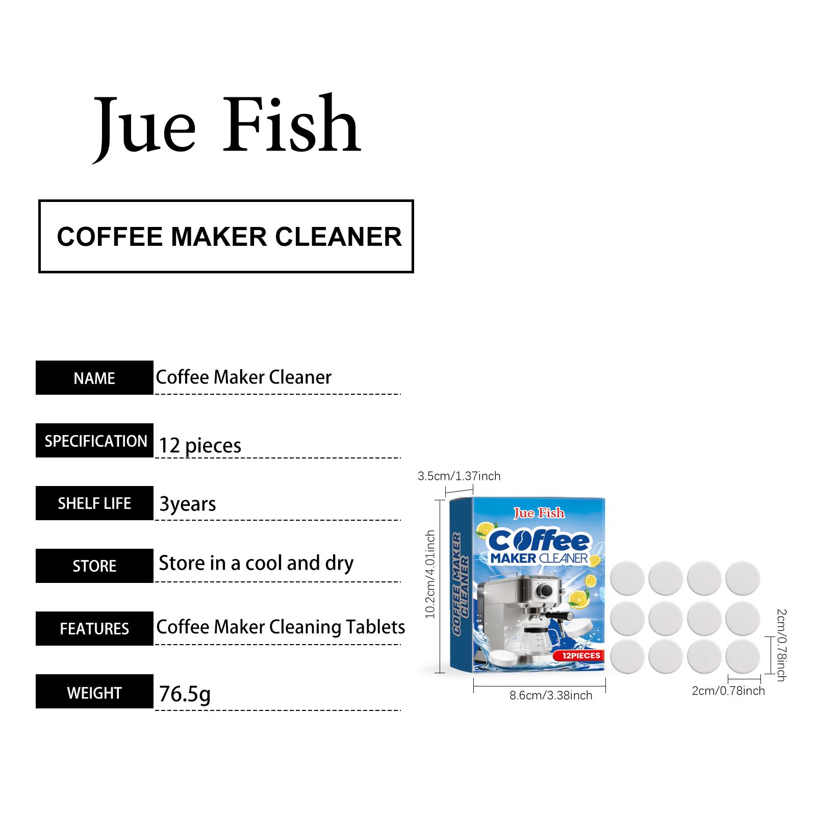 Jue Fish Coffee Machine Cleaning Tablets, Coffee Machine Stain And Scale Removal Filter Screen Cleaning, Household Universal Cleaning Tablets