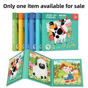 Magnetic Paper Puzzle for Kids, Early Education Toy for Preschoolers, Animal and Traffic Themes, Magnetic Board Game for Ages 3-7