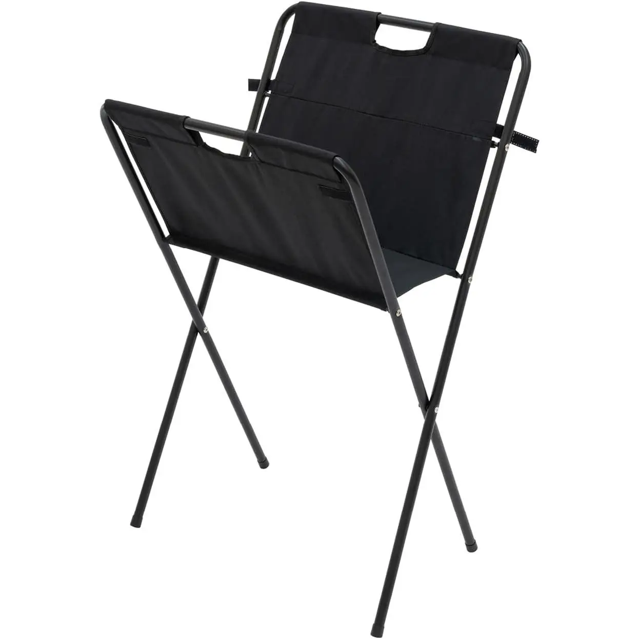 Folding and Collapsible Canvas Print Display Rack and Poster Stand Black