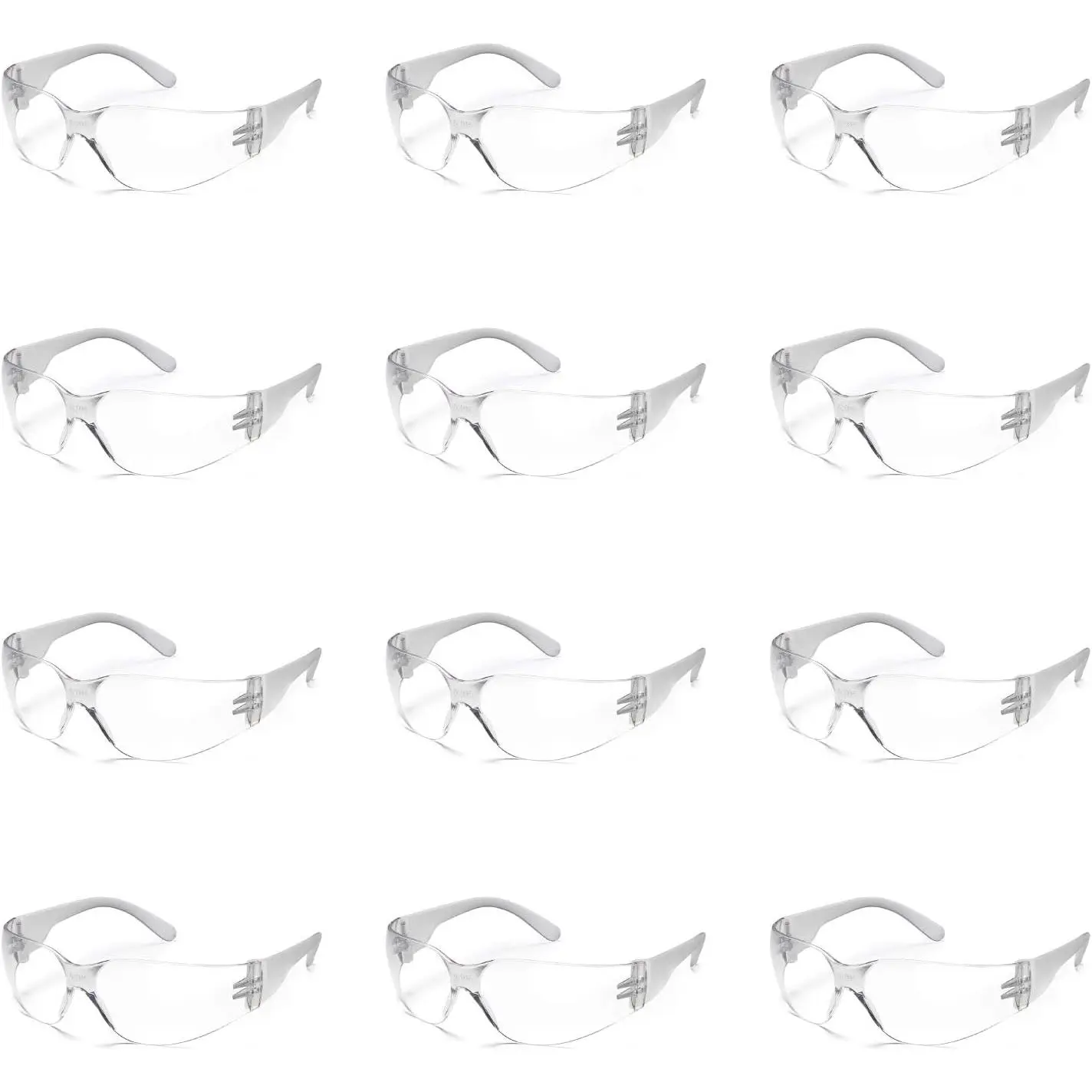 Safety Goggles, Protective Work Eyewear, 12 Pack for Workshop & DIY Projects