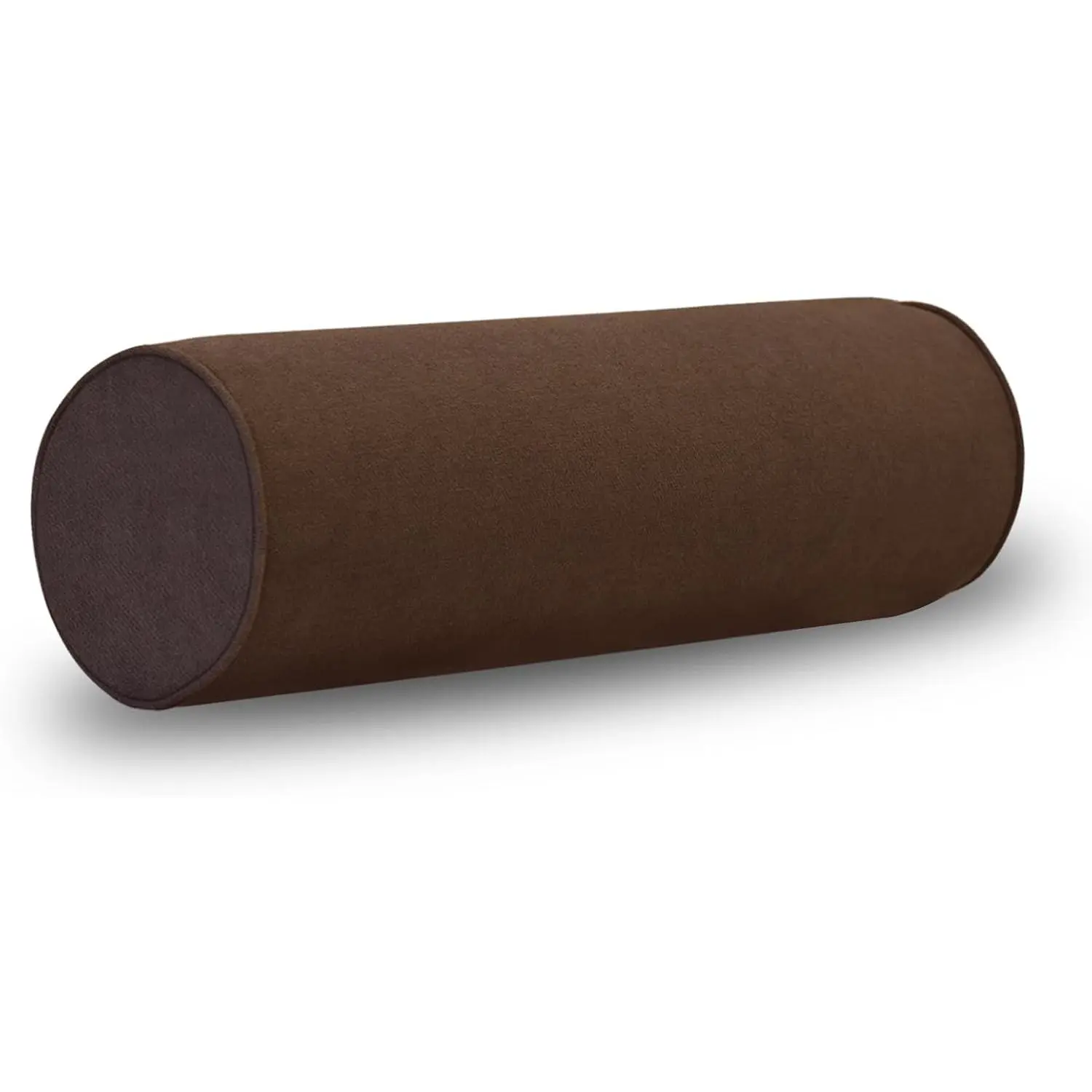 Cylinder Round Memory  Support Pillows   Roll Pillow with Pillowcase Soft, Comfortable and Breathable for Sleeping, Chair, , Sofa,Travel (Coffee, 18X6)