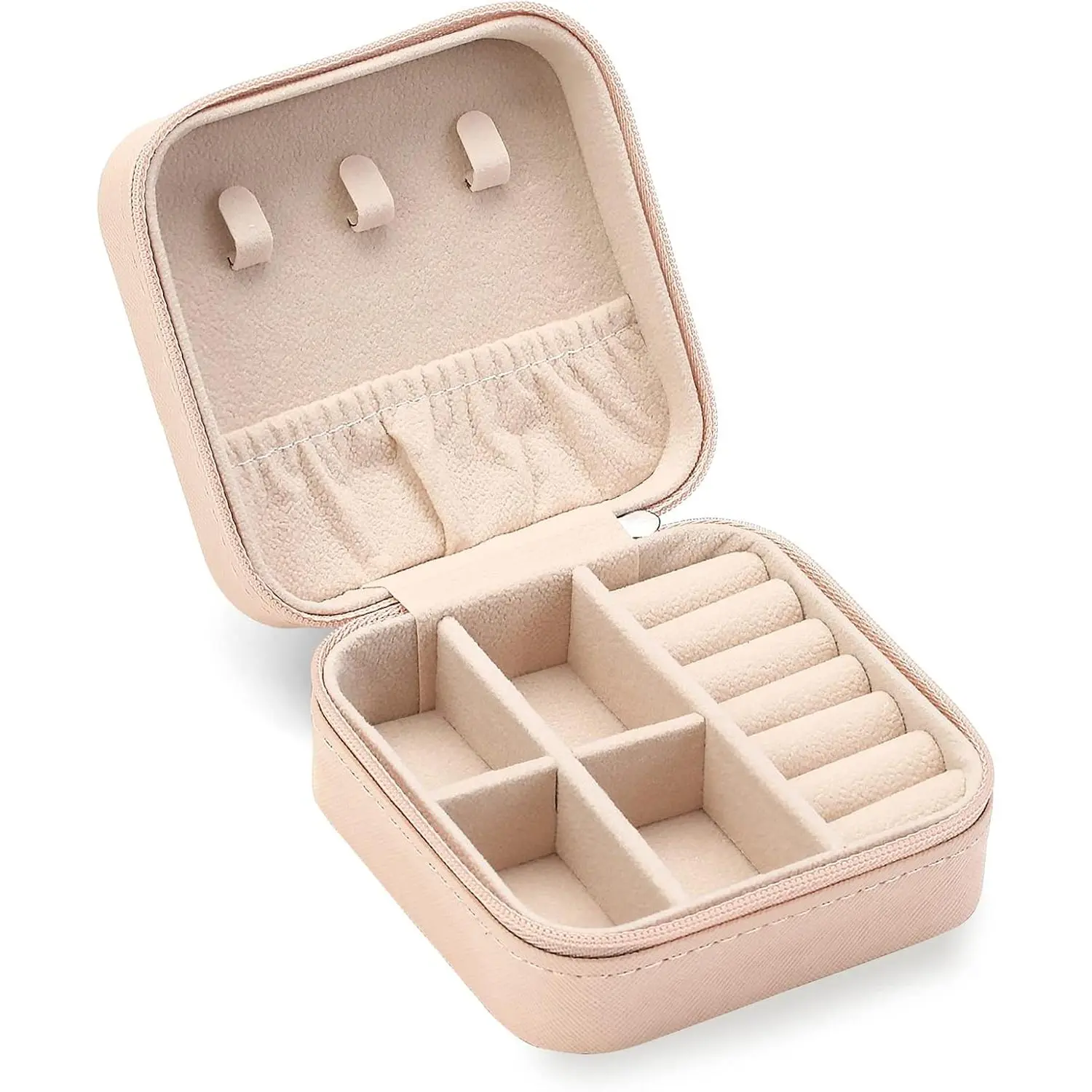 Travel  Case, Mini Portable  Travel Boxes, Small  Organizer for Rings, Earrings, Pendants, Watches, Necklaces, Lipsticks Organizer Storage Holder Case ()