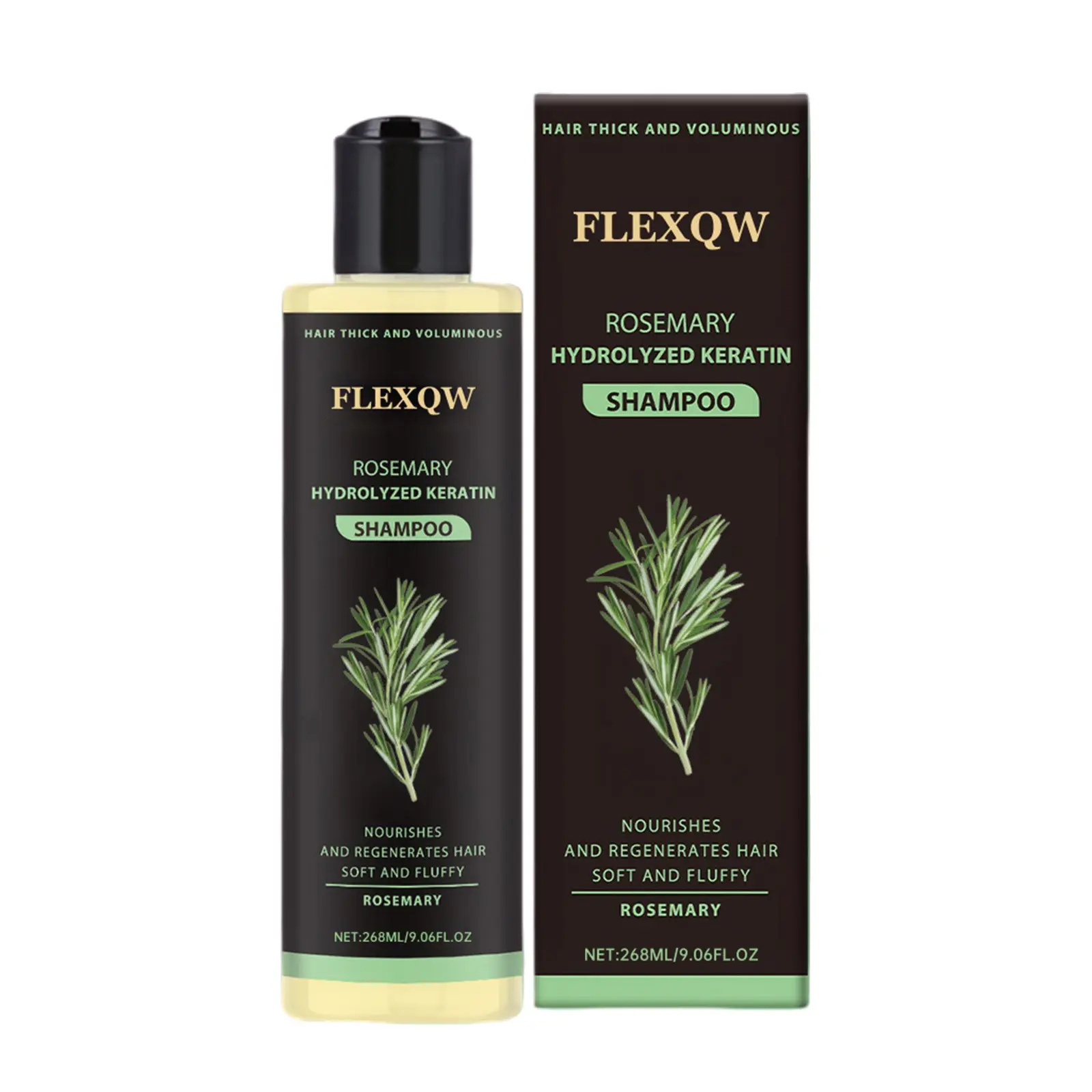 Rosemary Herbal Essence Shampoo, Nourishing Hair Care, Volumizing Hair Wash, Essential Oil Infused, Gentle & Effective Formula