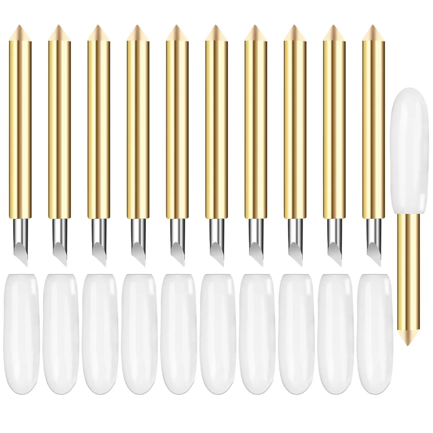 10 High-Quality Fine Blade Replacement Blades, Compatible with Explore 4/3/air 2/air/air One/maker 4/3/2/maker/venture/expression Cutters