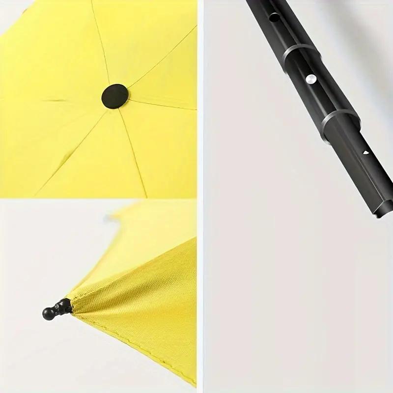 Ultra Lightweight Five-Fold Umbrella With Six-Rib Design, Compact And Portable, Sun Protection And Rain Shield, Ideal Shade Tool For Golf, Travel And Daily Outdoor Activities