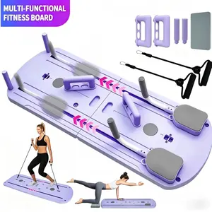 8-in-1 Foldable Pilates Yoga Board – Multifunctional Core Trainer, Unisex, Portable Home Fitness Equipment for Abdominal Strength Training, Home Use, Home Gym Workout Station, Home Fitness System.