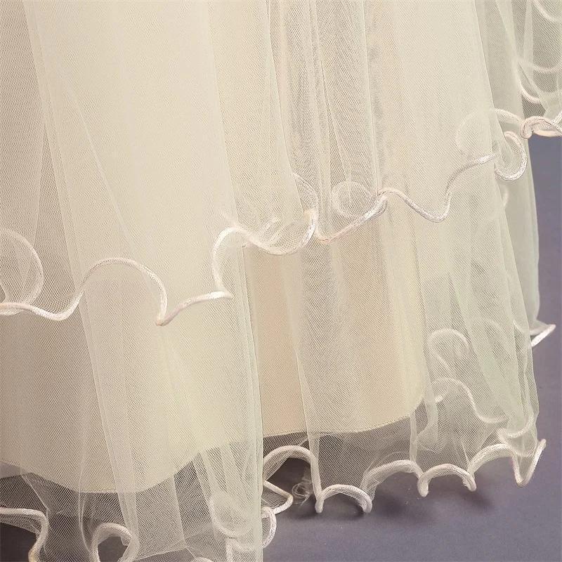 Teen Girl Bridesmaid Dresses for Wedding 12 14 Yrs Formal Evening Prom Long Gown Flower Elegant Birthday Party Princess Dress