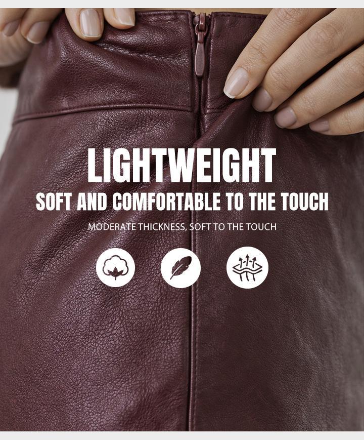 Women's Versatile Solid Color High Waist Invisible Zipper PU Mini Skirt, Classy Street Womenswear, Elegant Women's Bottom, Chic A-Line Skirt Women's Versatile Solid Color High Waist Invisible Zipper PU Mini Skirt, Classy Street Womenswear, Elegant Women's Bottom, Chic A-Line Skirt