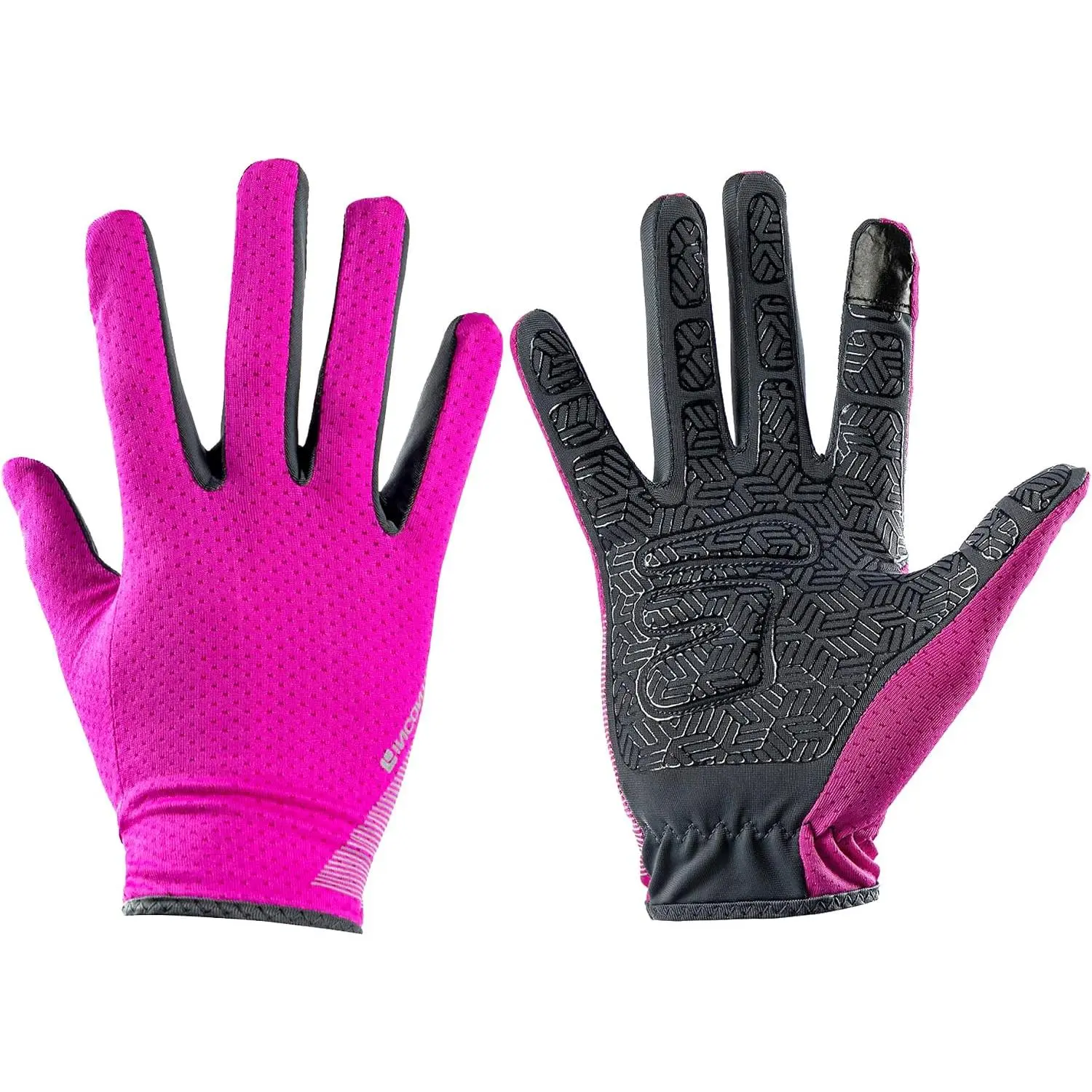 Full Finger Hiking & Cycling Gloves - Thin Gloves for Men & Women - UV Protection,  for Adult Bikes, Driving & Gym