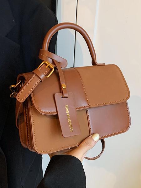 Women's Simple and Personalized Retro Square Bag with Flip Cover, Fashion Purses, Fashionable and Casual, Versatile and Trendy Exquisite Women's Shoulder Bag Crossbody Bag, Suitable for Office and University Use, Suitable for Travel and Outings.