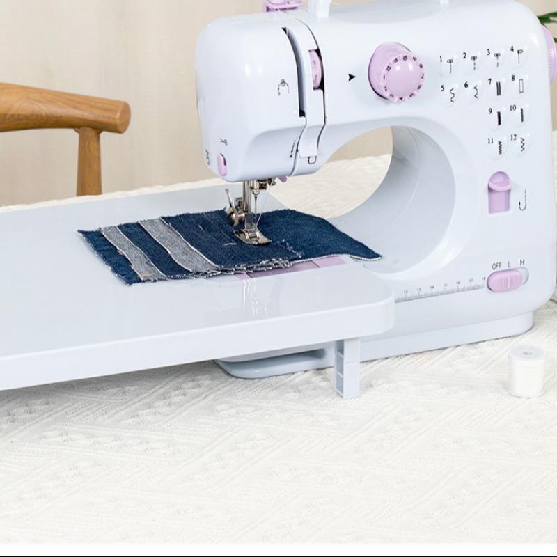 505a Extended Table, Durable Plastic Sewing Machine Workbench, Multifunctional Home Sewing, Ideal for Home Crafts and Tailoring, Modern Design, Smooth Surface