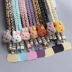 2026 Viral Natural Hemp Long Messenger Crossbody Phone Lanyard, Unisex Outdoor Mountaineering Strap, Universal Hanging Chain for Rabbit & Mini Bee Speakers