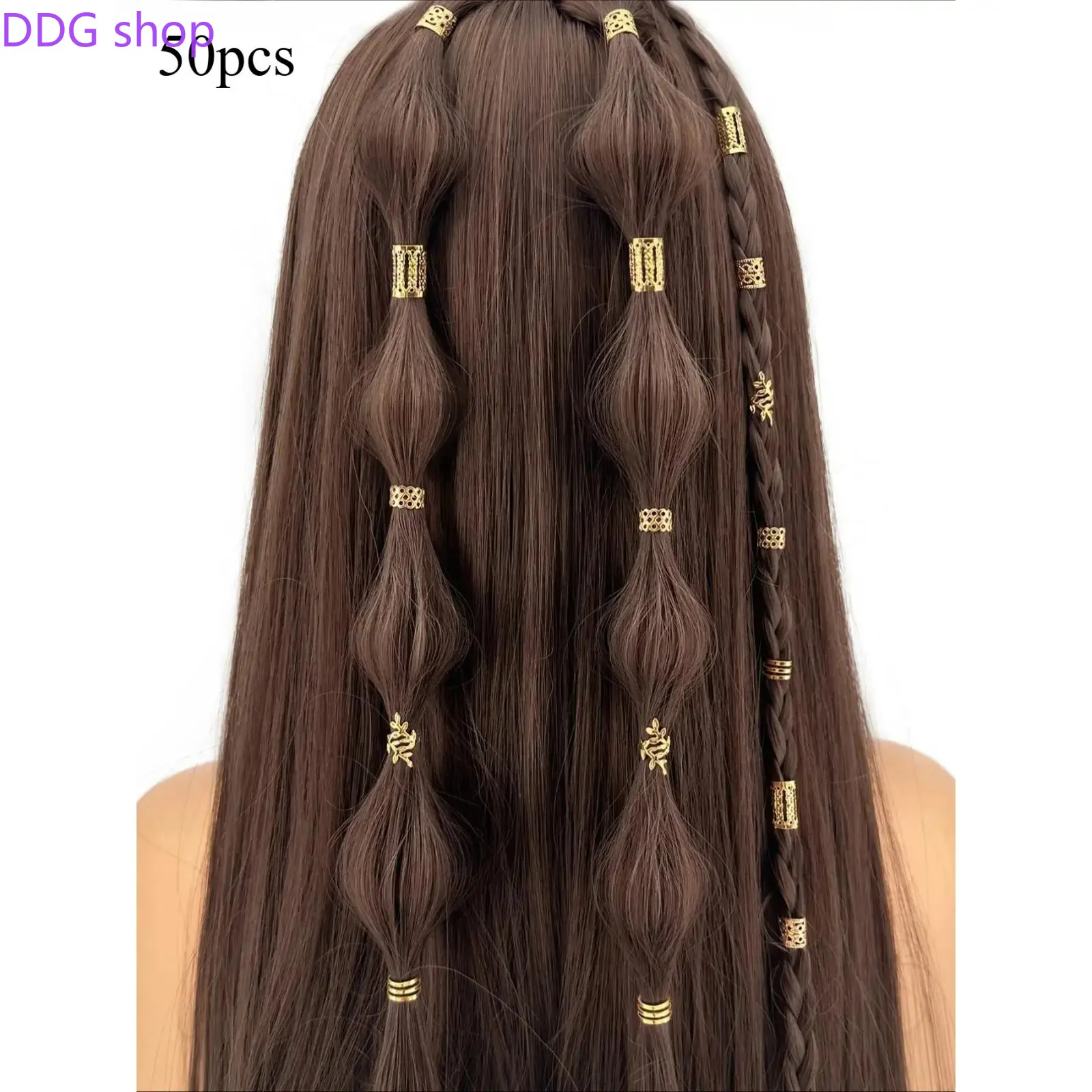 Hollow Out Hair Rings, trendy boho style hair accessories for women and girls. Exquisite hollow design, versatile for daily outfits, parties and all casual & formal occasions