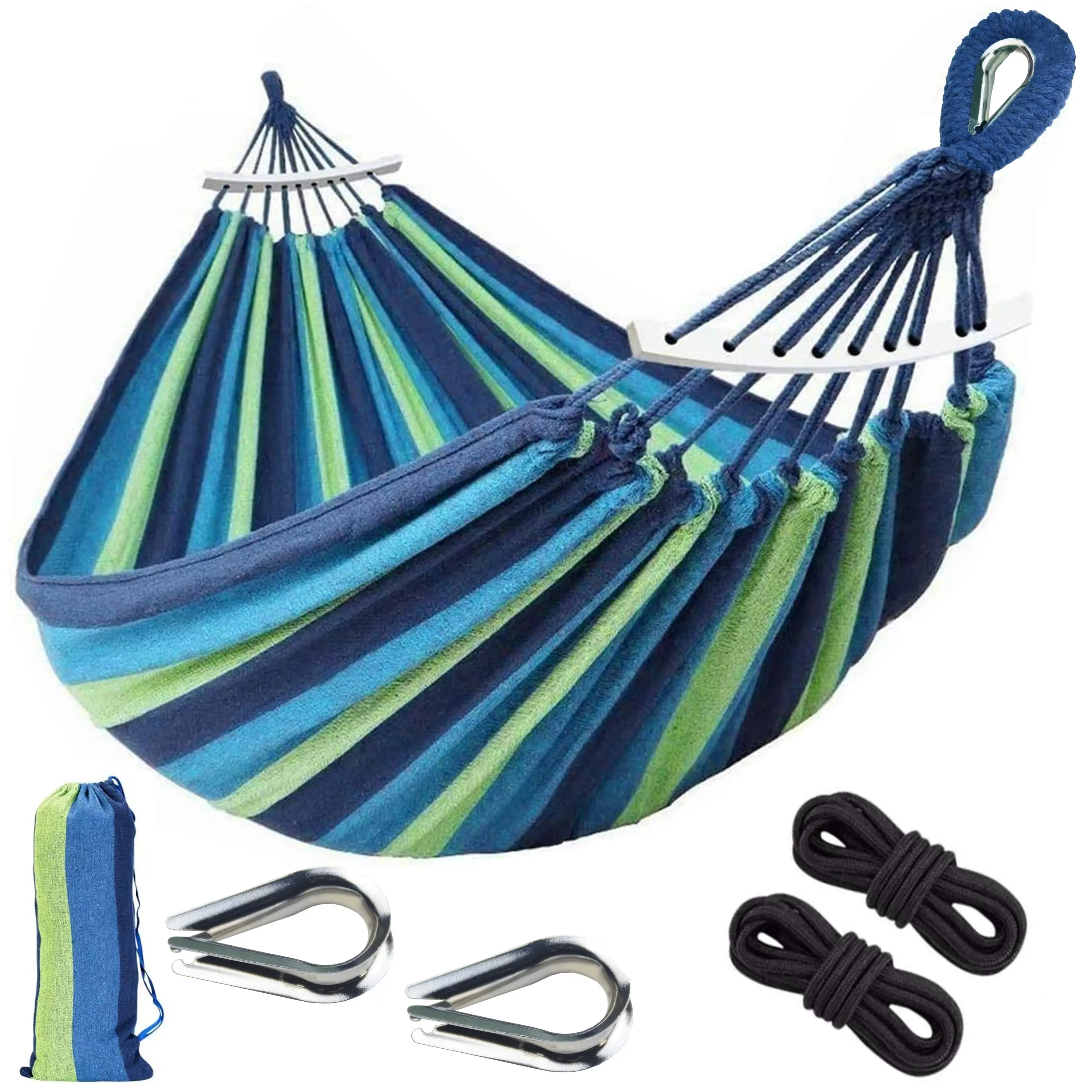 2.8*1.5M • Thickened Fabric • Curved Rod • Anti-Rollover Hammock