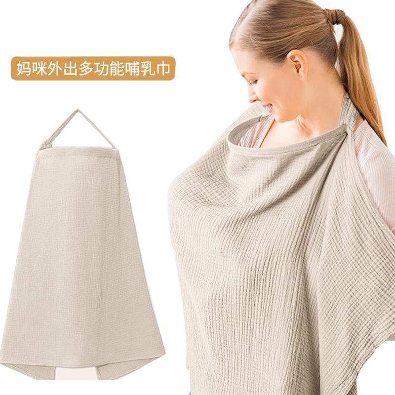 INS Style Multi-Use Nursing Shawl!Soft Cotton for Feeding & Baby Swaddle ✨