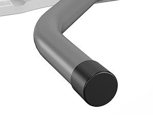 6 Foot Plastic Folding Table Portable Long Table for Indoor Outdoor Use Rectangular with Carrying Handle, Smooth HDPE Tabletop, White