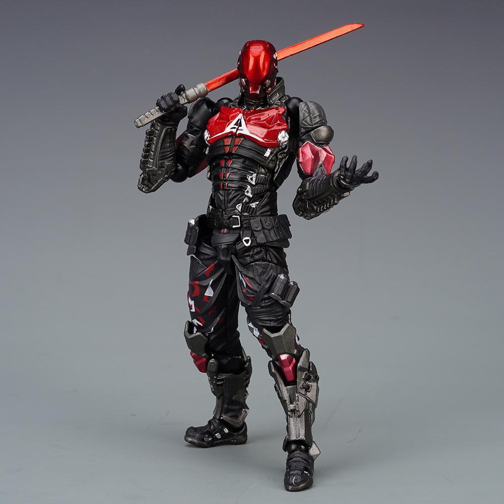AMAZING YAMAGUCHI Action Figure Arkham Knight Batman Red Hood Robin Jason Todd Figuarts Game Model Toy Collection Christmas Gift
