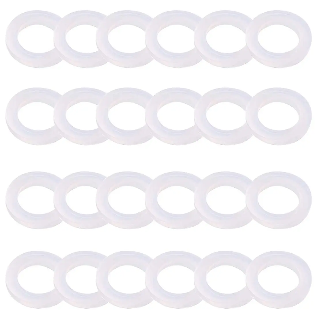 24-Pack Leak Preventing  Gaskets Shower Hose Washers | for Standard 1/2 Inch Garden Hose Fittings, 0.75" x 0.42" / OD x ID