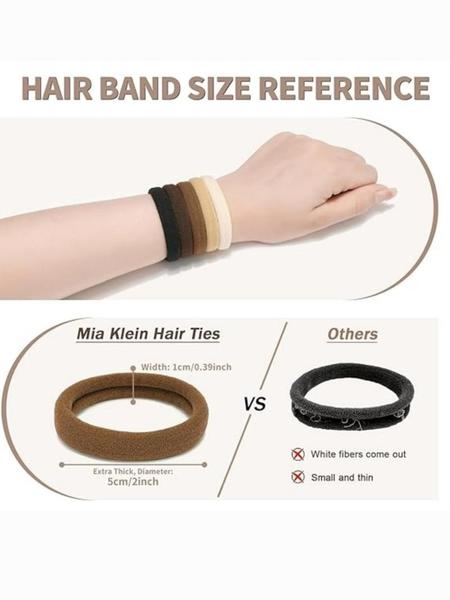 Buy 20 Get 30 Free Seamless Elastic Hair Ties Set, Hair Rubber Bands, Scrunchies, Durable Non-Damaging for Women Men Kids, Ideal for Sports Commuting Multiple Hairstyles