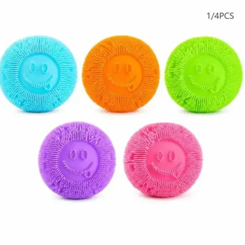 Smiley Face Squishy Stress Ball, Soft Squeeze Toy for Kids and Adults, Sensory Toy for Anxiety, ADHD and Autism Relief, Cube-Shape Stress Reliever