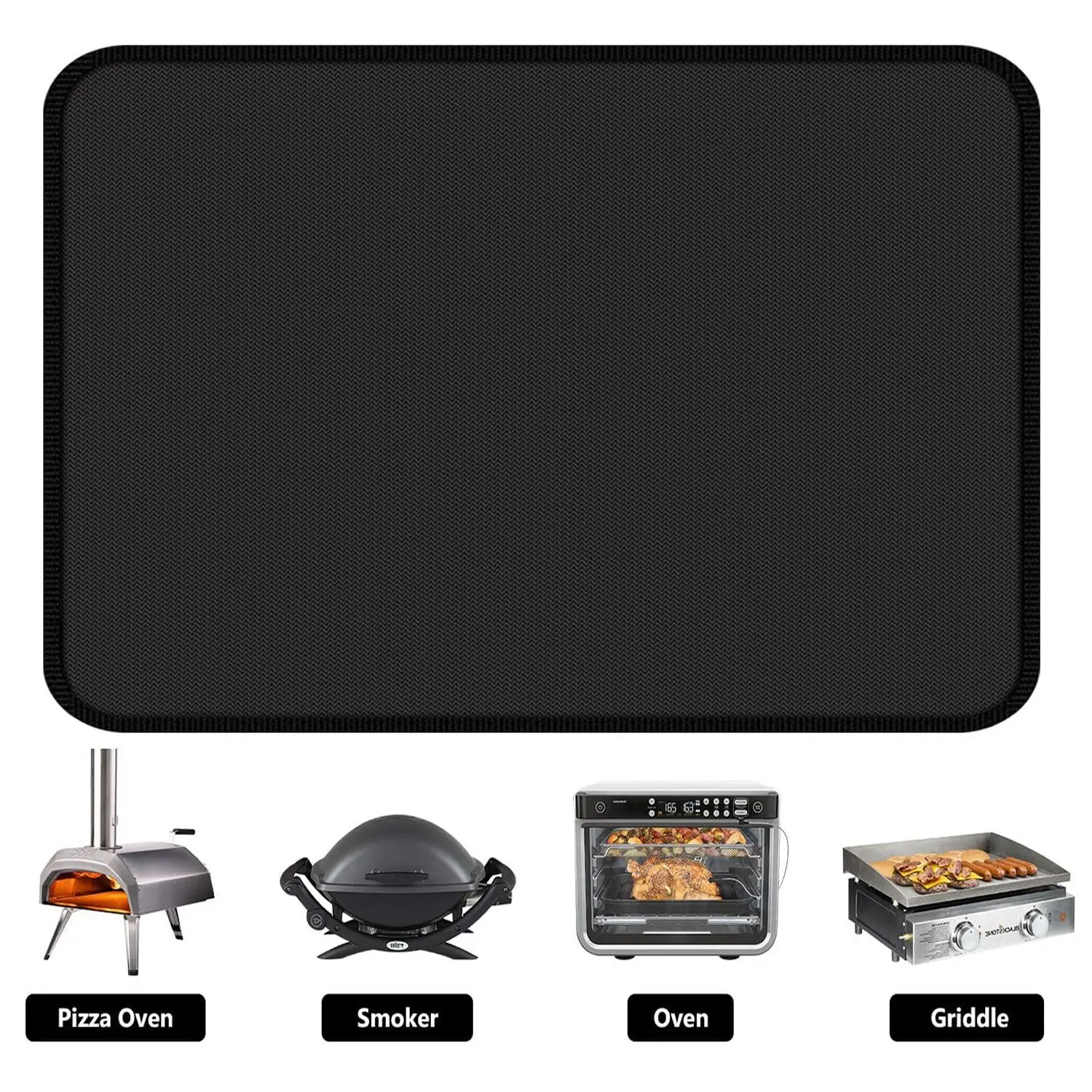Heat Resistant Mats for Countertop and Grill Table, Fireproof Grill Mats for Outdoor Grill Table Mat, Portable Charcoal and Gas Grill, Pizza Oven Compatible with Blackstone, Grilling Accessories, Bbq Grill Accessories
