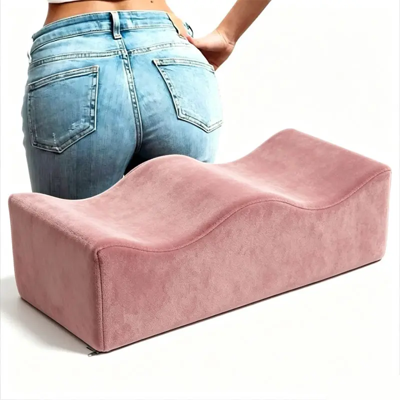Bbl Leg Cushion Pillow, Post-Op Recovery Pillow, Removable Velvet Cover, Non-Slip Base, Comfortable Home Office Seat Cushion