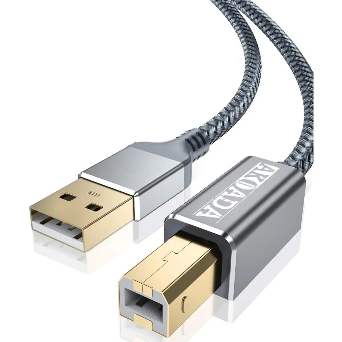 Printer ,USB A to B  10ft USB 2.0 Printer Cord High Speed Scanner Cord Compatible with , , , , Epson, Lexmark, Xerox, Samung and