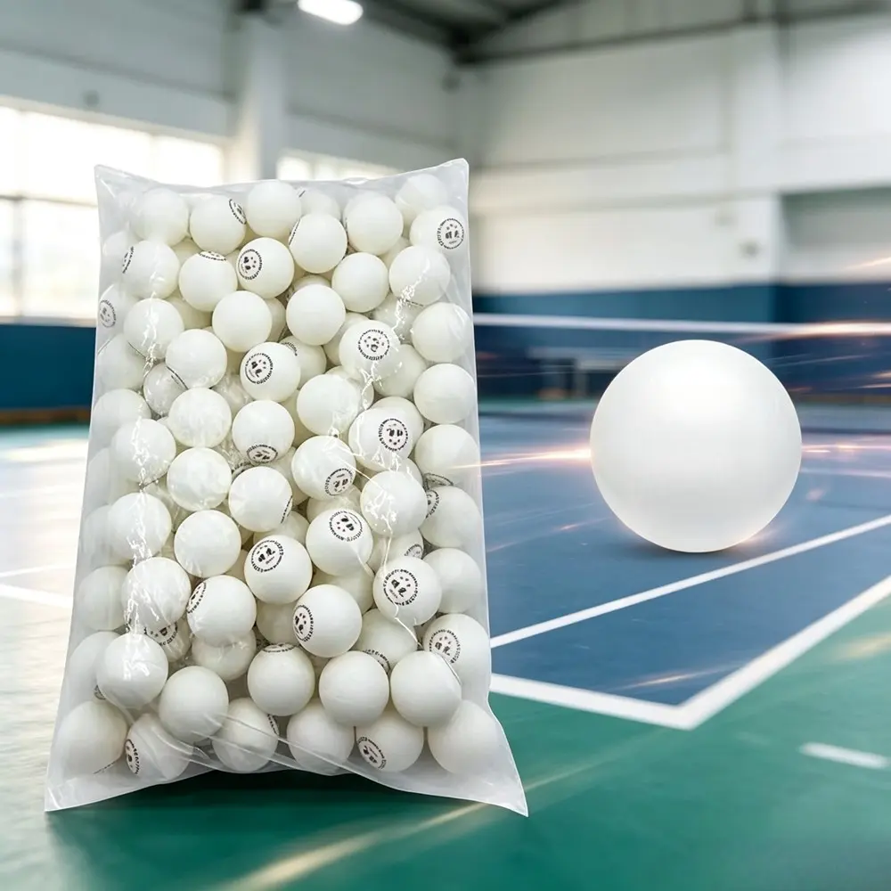 100-Pack Ping Pong Balls, Abs Material, 40mm Washable, Outdoor Craft Ping Pong Balls, Durable and Reusable Sports Equipment