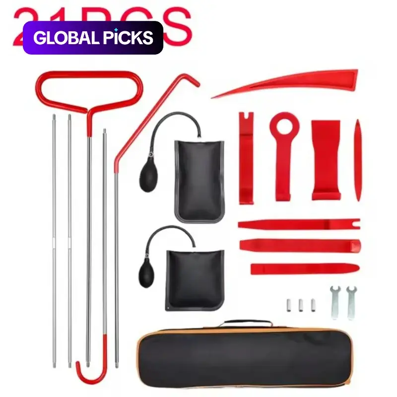 21-Piece Car Repair Tool Kit, Portable Emergency Automotive Hand Tool Set with Carrying Bag for Cars and Trucks, Automotive Tools #GLOBAL PICKS