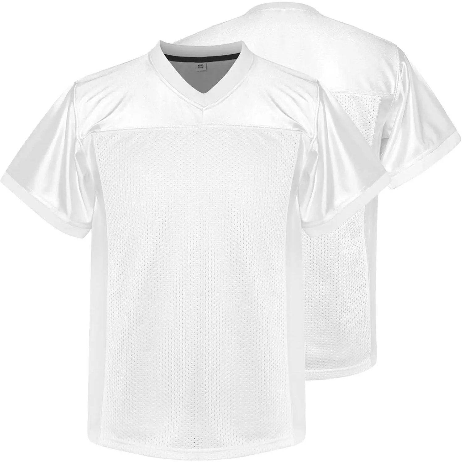 Youth Blank Football Jersey, Kid's Sports T-Shirt Hip Hop Jersey for Party