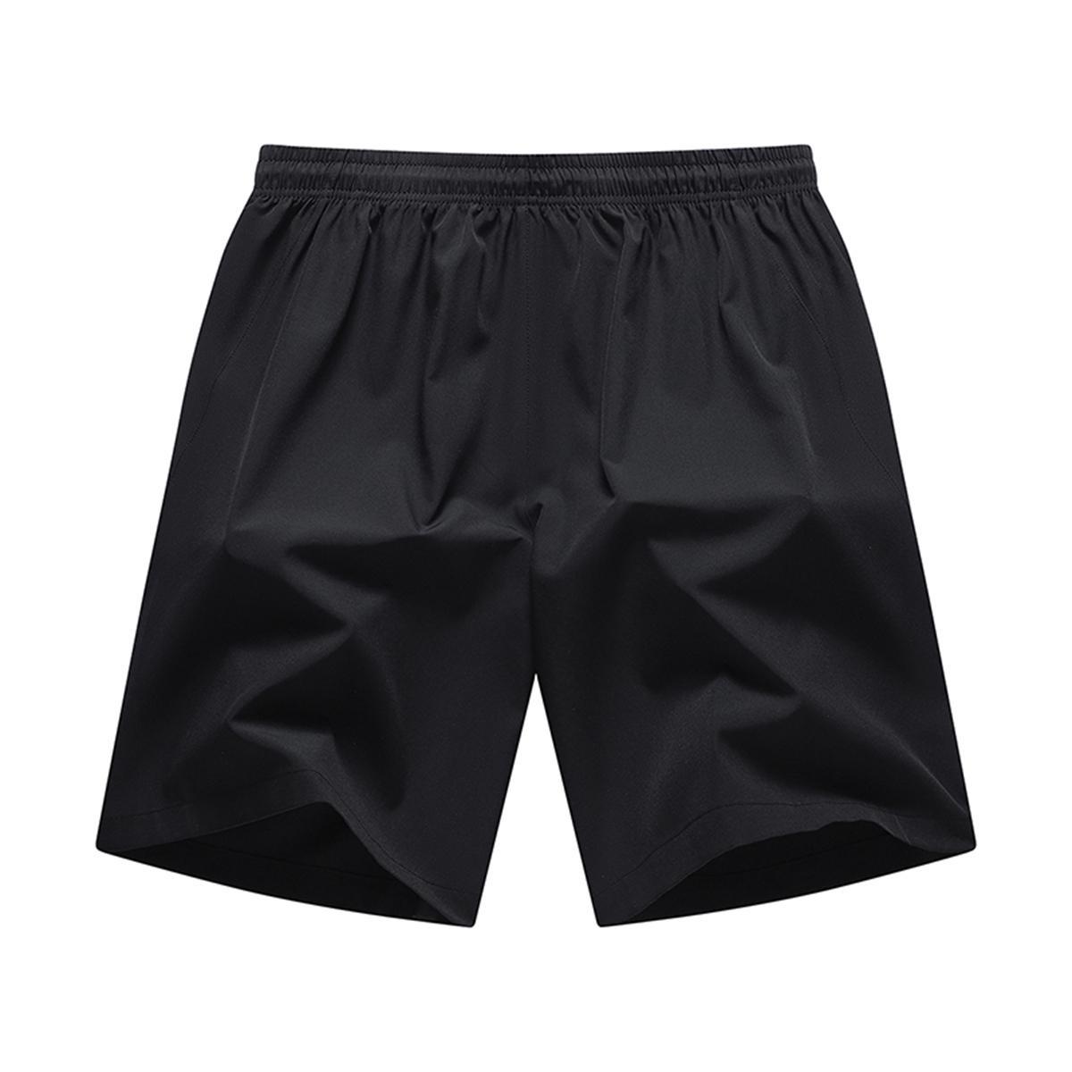 Urban Active Stylish Mens Quick Dry Athletic Shorts Casual Drawstring Elastic Waist Zipper Pocket Sports Shorts for Street Style Daily Wear and Social Gatherings