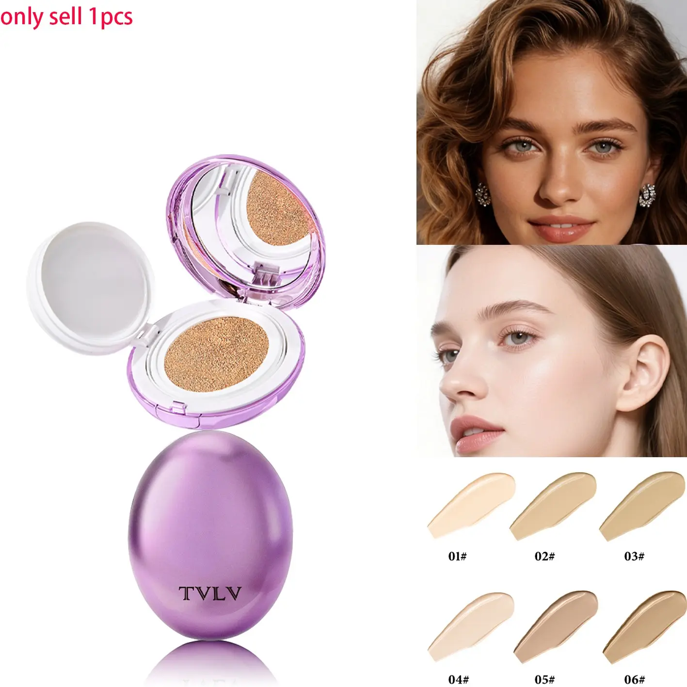 Long-Lasting Waterproof Foundation, Lightweight & Natural Finish, Multi-Functional Concealer, Easy Application, Ideal for Beginners