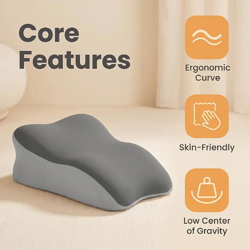 Multi functional memory cotton pad leg pillow, slow rebound memory pillow dynamically fits the neck, legs, and waist to release pressure