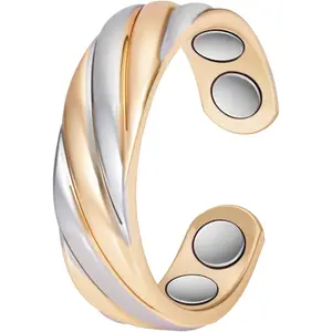 Copper Rings  Women, Pure Copper Adjustable Magnetic Ring
