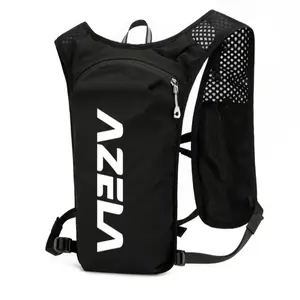 Lightweight Running Vest with Hydration Pack, Ultra-Light Breathable Running Backpack, Adjustable Straps, Zip Pockets, Unisex Hiking Bag