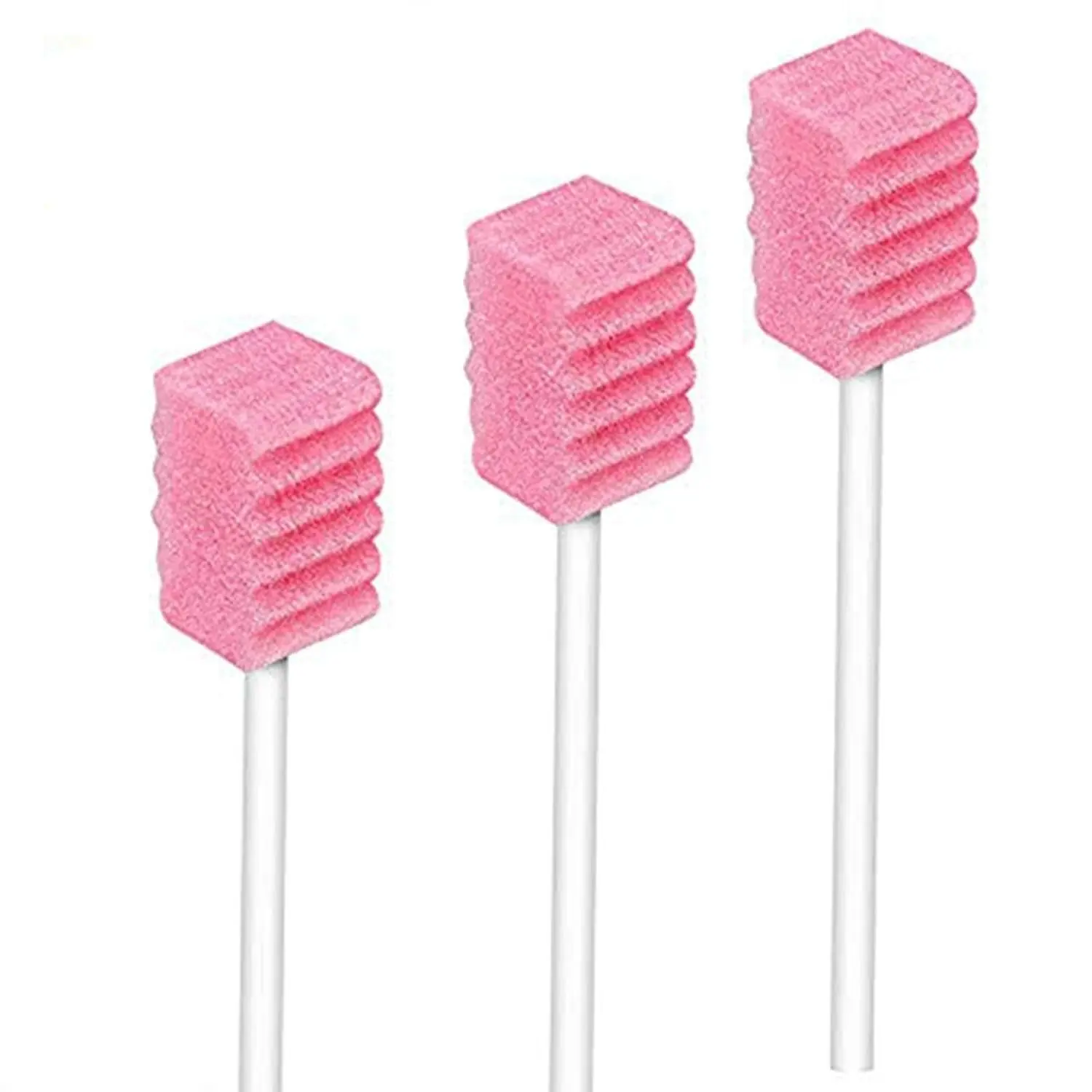 50 Pack Disposable Oral Swabs, Sterile Unflavored Dental Sponge Swab Sticks for Mouth & Gum CleaningGift