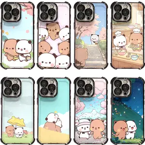 Dudu Bubu Couple Phone Case For iPhone 17 Pro Max Air 16 Pro 15 14 Plus 13 12 11 & Samsung S26 S24 S23 Ultra Shockproof Protective Case for Kawaii Cartoon Lovers cover