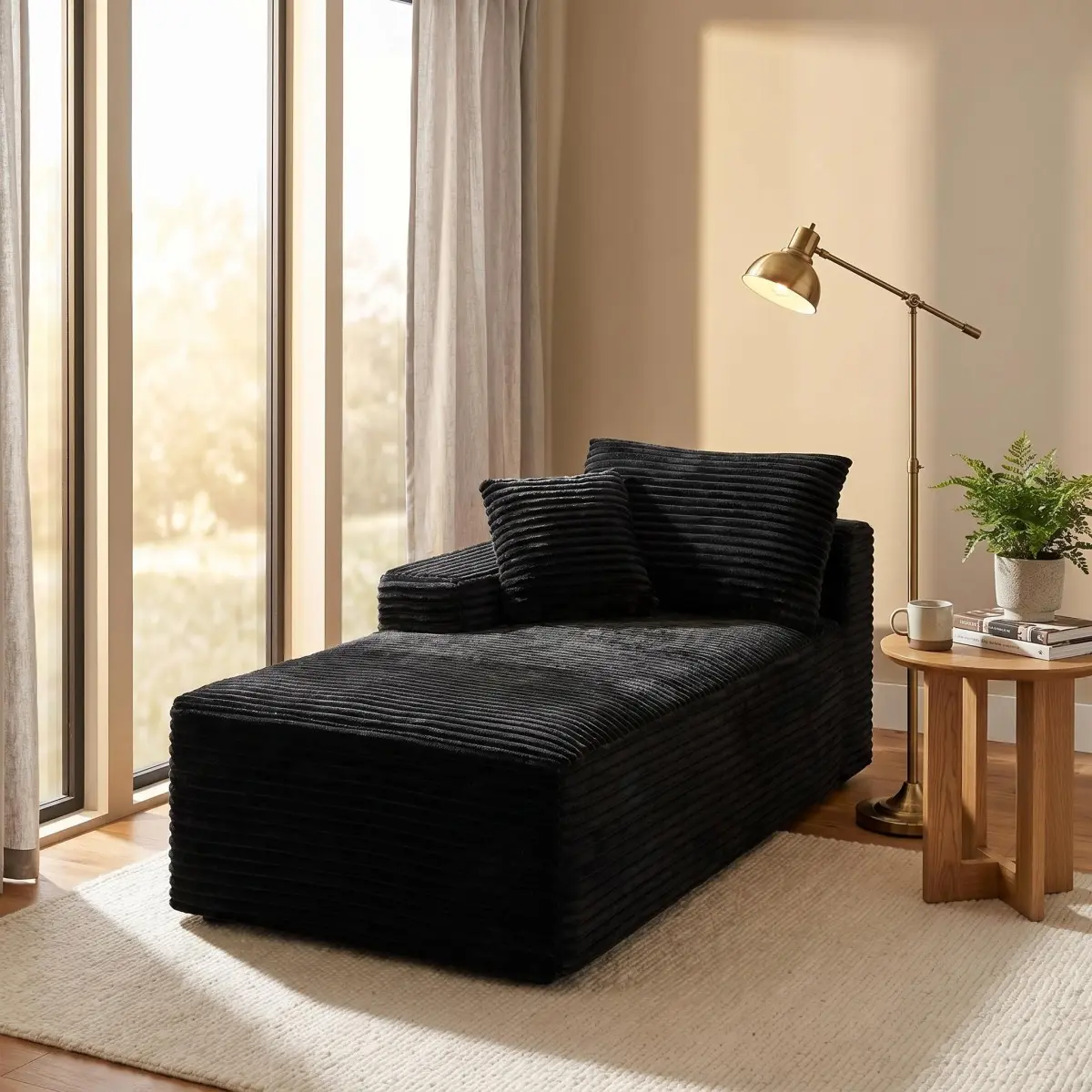 Black + Left CHAISE