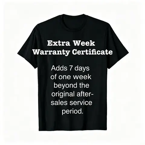 The Clout Closet Trendy T-shirt After-Sale Warranty Certificate 260622