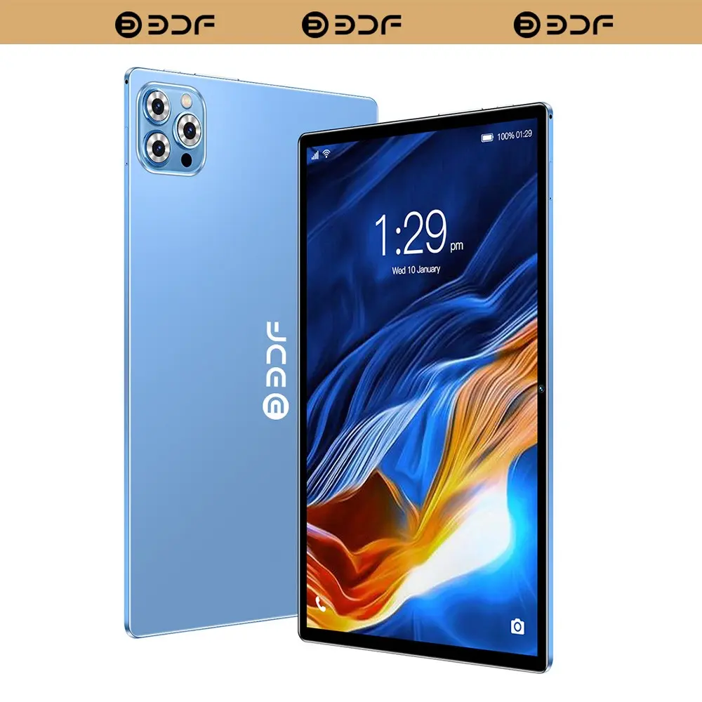 Bdf Tablet 10.1 Inch Android 13, 1920x1200 HD IPS Touchscreen, 4GB+64GB RAM Storage, 6000mah Battery, Ideal for Office & Leisure