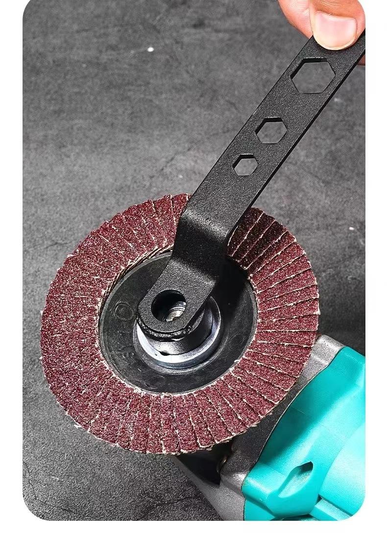 Factory direct sale of new angle grinder adjustment wrench, three-in-one four-prong wrench for changing grinding discs and polishing discs, multi-purpose