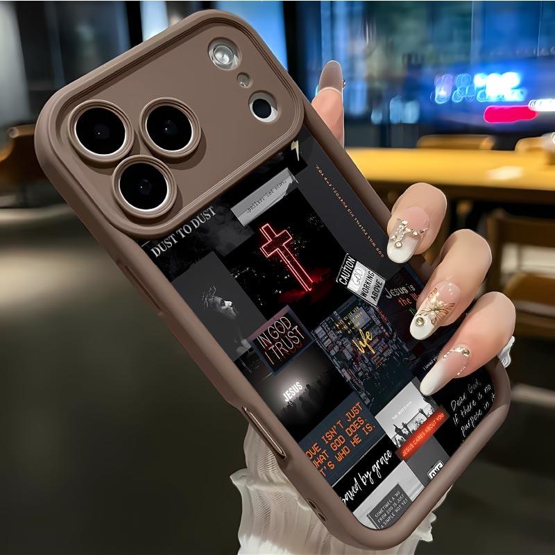 Creative Pattern Soft&Flexible TPU Silicone Phone Case For iPhone 17 Pro Max AIR 16 15 14 13 12 11 Plus XSMAX Cases Durable|Shockproof|Full Camera Protection|Anti-Scratch|Anti-Fingerprint|Slim Fit|Gift For Girlfriend/Men/Women