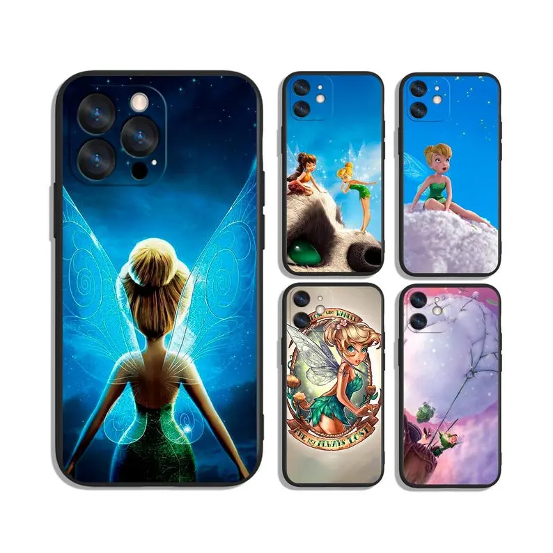 Tinker Bell Fairy Tail Protective Custom Phone Cases for iPhone, For iPhone 17 Pro MAX Air 16 15 14 13 12 11 Pro MAX
