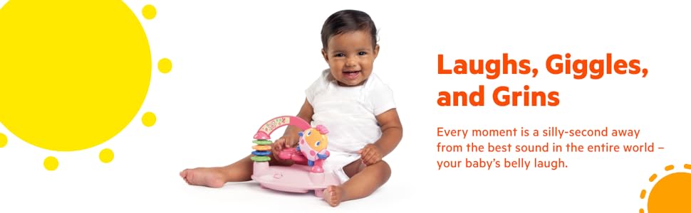 Baby Walker and Entertainer, with Easy Fold Frame for Storage, Ages 6 Months +