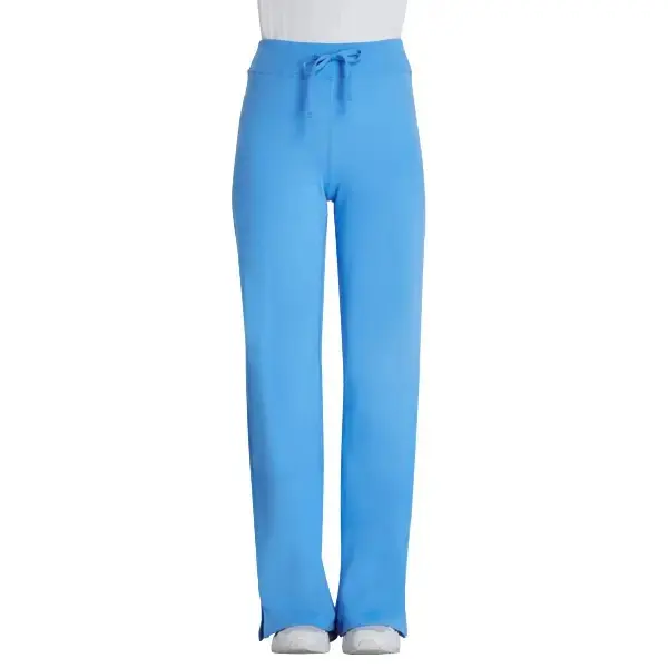 Women’s High Waisted Nurse Scrub Pants with Drawstring – Stretchy Straight Leg Medical Work Trousers Womenswear Basic
